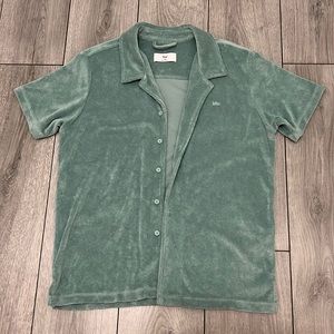 TNA Artega Button-up in Yucca Green